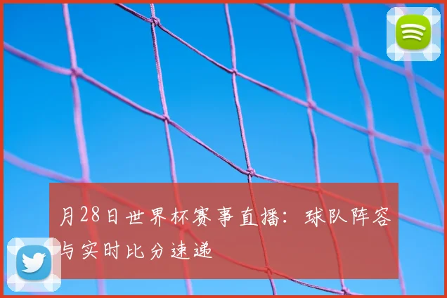 月28日世界杯赛事直播：球队阵容与实时比分速递